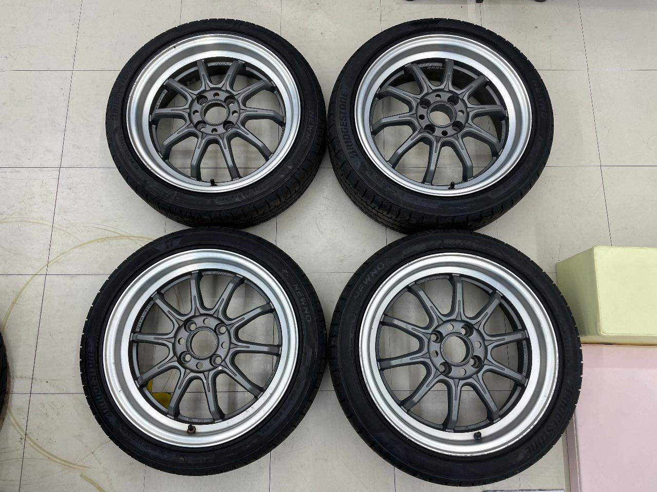 RAYS GRAM LIGHTS 57VINTAGE + BRIDGESTONE NEWNO