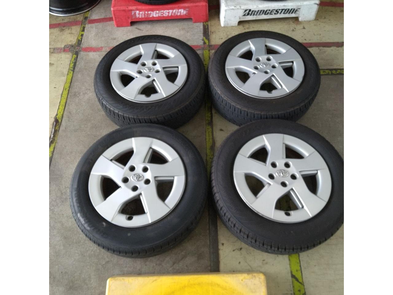 TOYOTA Prius 30 series genuine wheels + RADAR RIVERA PROx3 BRIDGESTONE NEXTRYx1