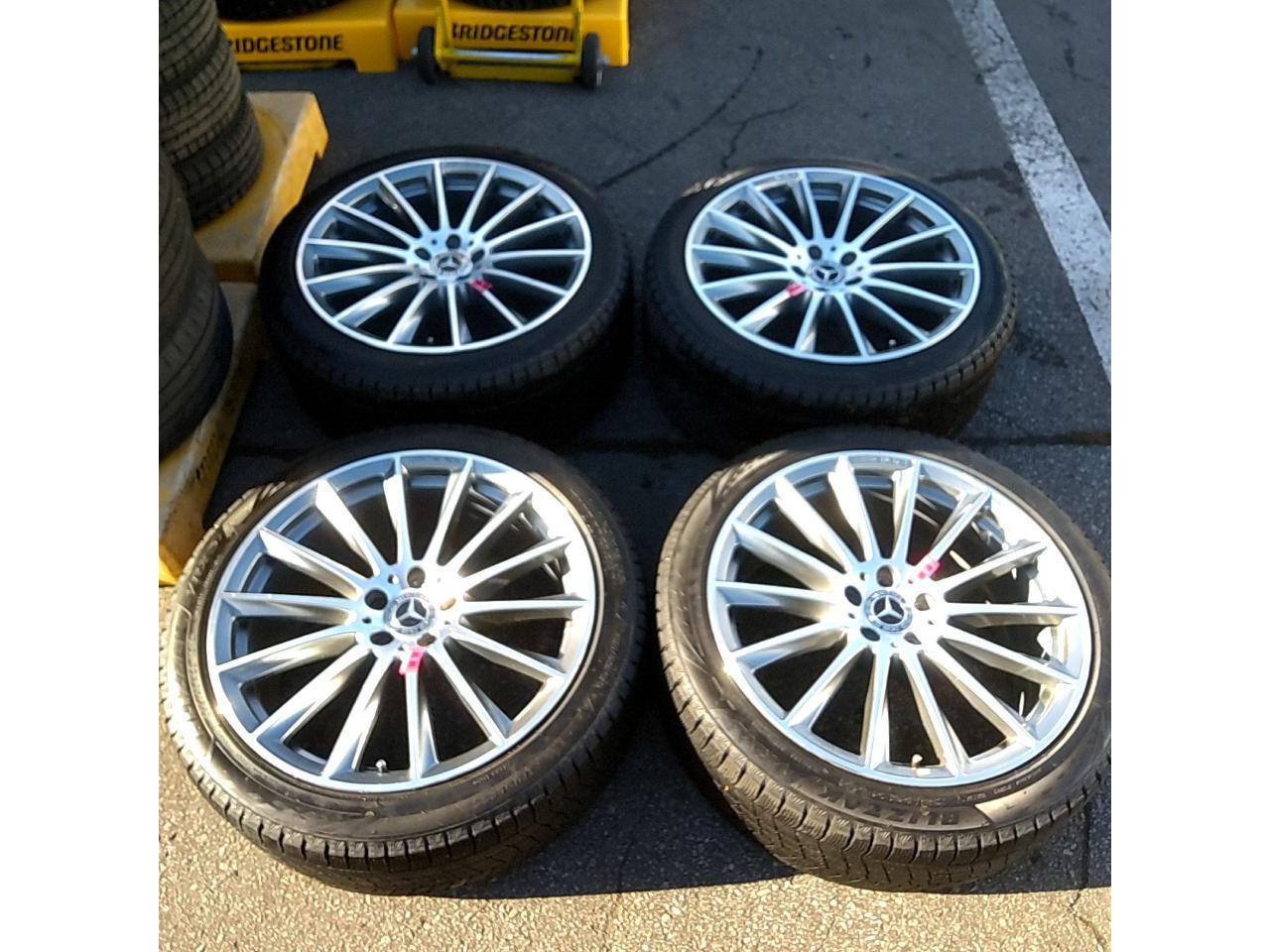 Mercedes Benz W223 S Class AMG line genuine wheel + BRIDGESTONE BLIZZAK VRX3