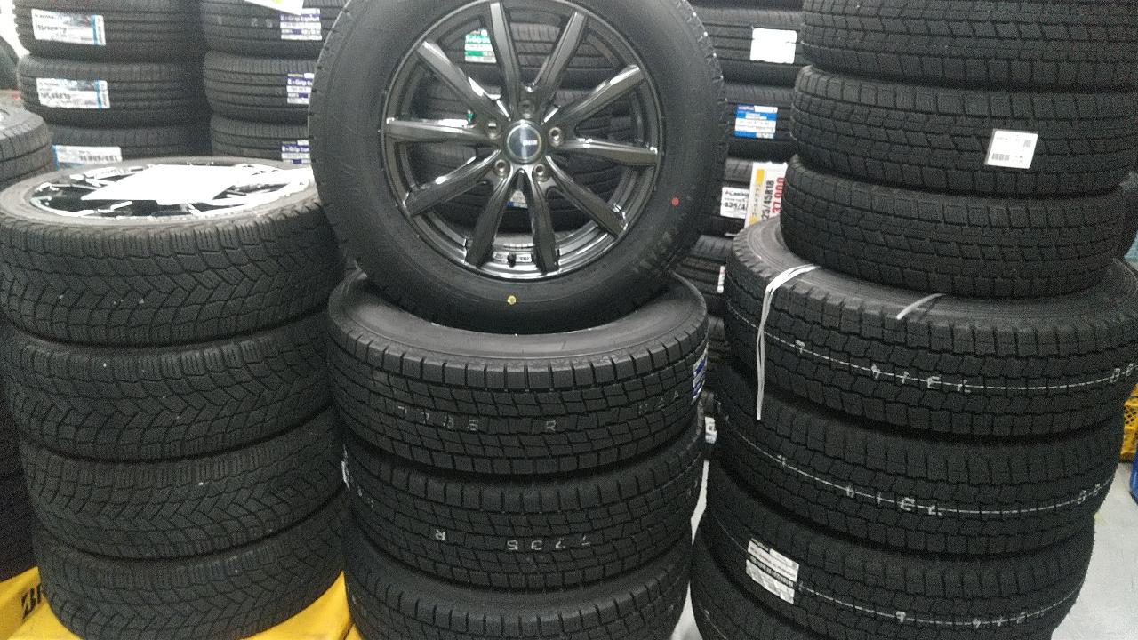 BADX DOS Spoke wheels + GOODYEAR ICE NAVI SUV Comes with brand new tires!