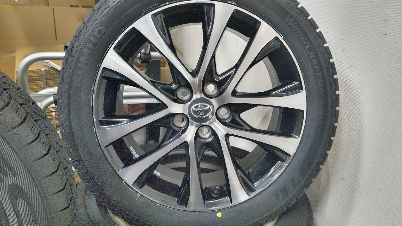 TOYOTA Estima 50 system Original wheel + KUMHO WinterCRAFT SUV WS 61 Comes with brand new tires!