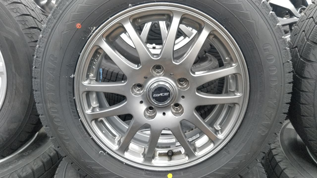 weds weds GYLE Alloy Wheels + GOODYEAR ICE NAVI Eight Brand new with labels!
