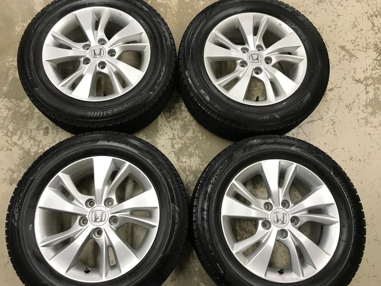 Honda genuine Wesel Original aluminum wheel + BRIDGESTONE BLIZZAK VRX3