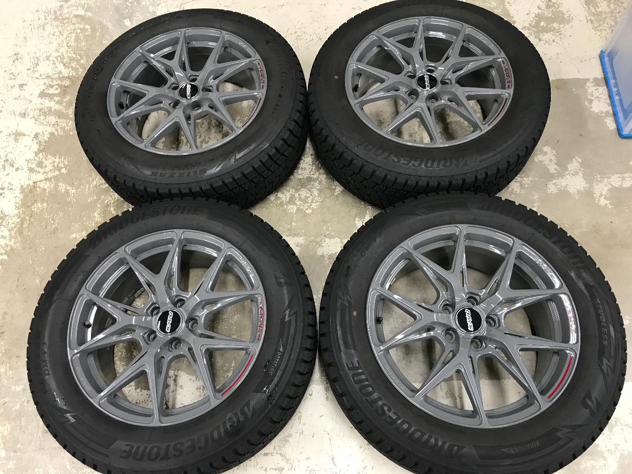RAYS VERSUS VV21S + BRIDGESTONE BLIZZAK DM-V3