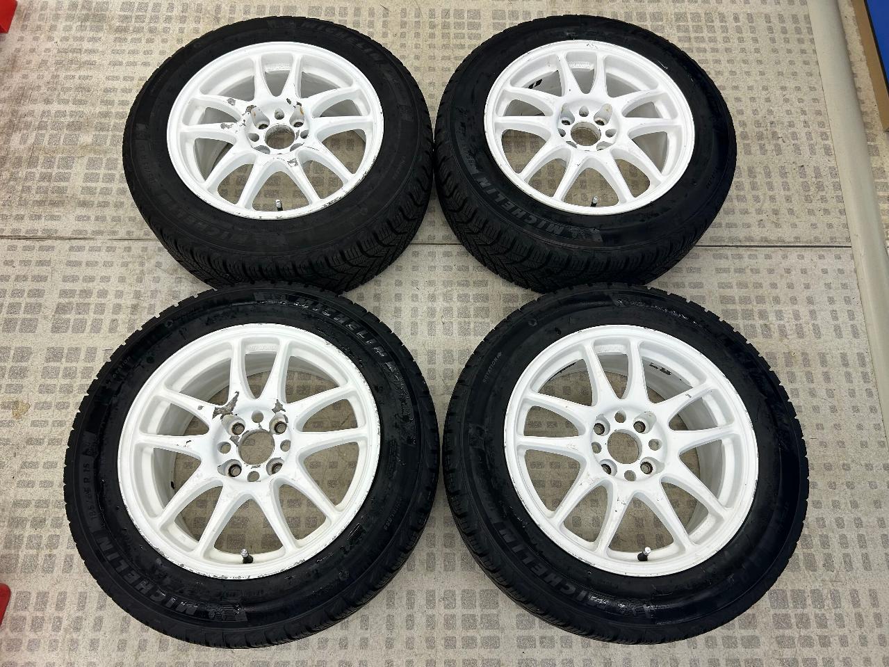[Aqua WORK for bB etc. EMOTION CR Kai+25 years of production Grooved MICHELIN X-ICE SNOW