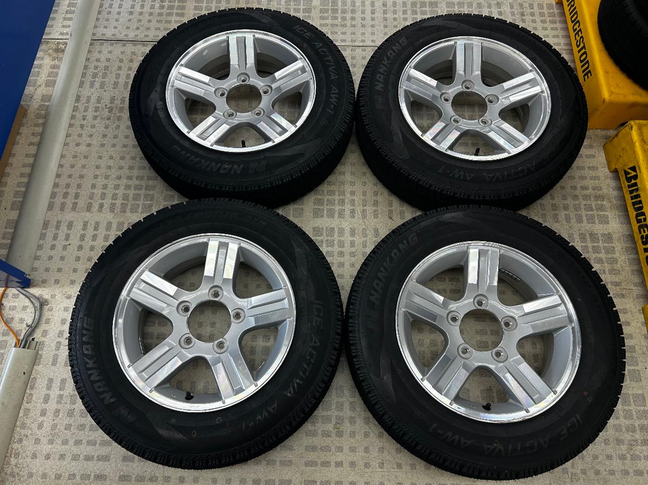 SUZUKI JB23W Jimny genuine wheels + manufactured in 2014 Unused NANKANG AW-1 175 / 80R16 91Q
