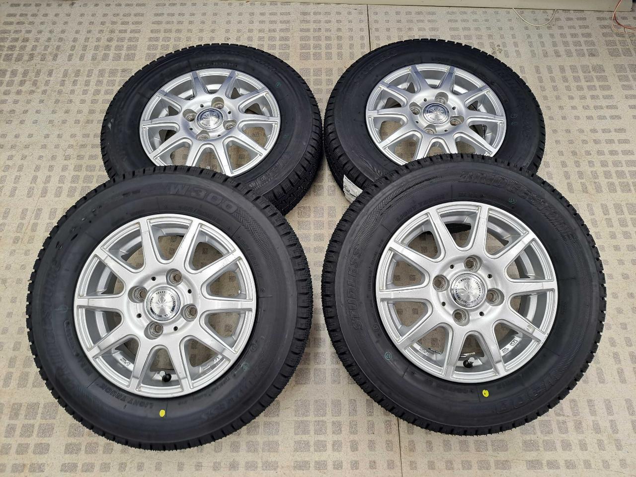 Balanced VOLS Spoke wheels + BRIDGESTONE W300 145 / 80R12 80 / 78N (145R12