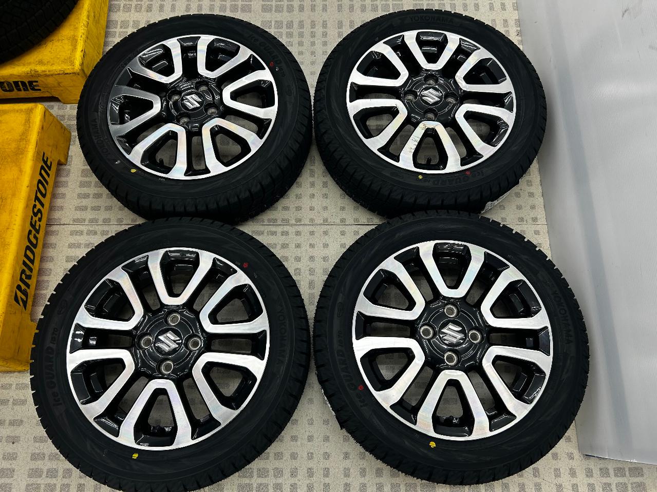 Balanced Suzuki genuine parts Hustler MR31S/J-STYLE genuine wheels Manufactured for +26 years Brand new YOKOHAMA IG70 165 / 60R15