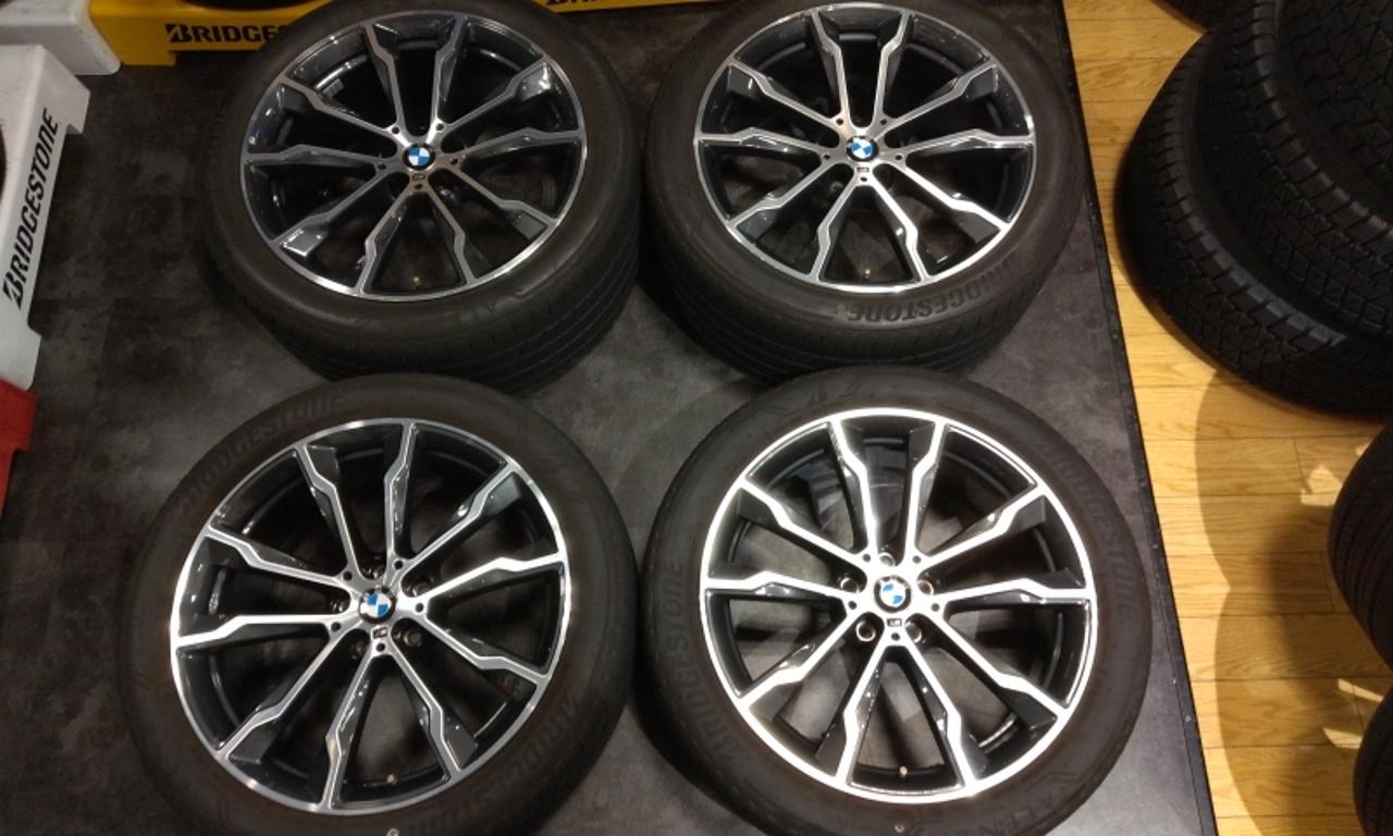BMW X3 Genuine double-spoke styling 699M wheels + BRIDGESTONE ALENZA 001 RFT
