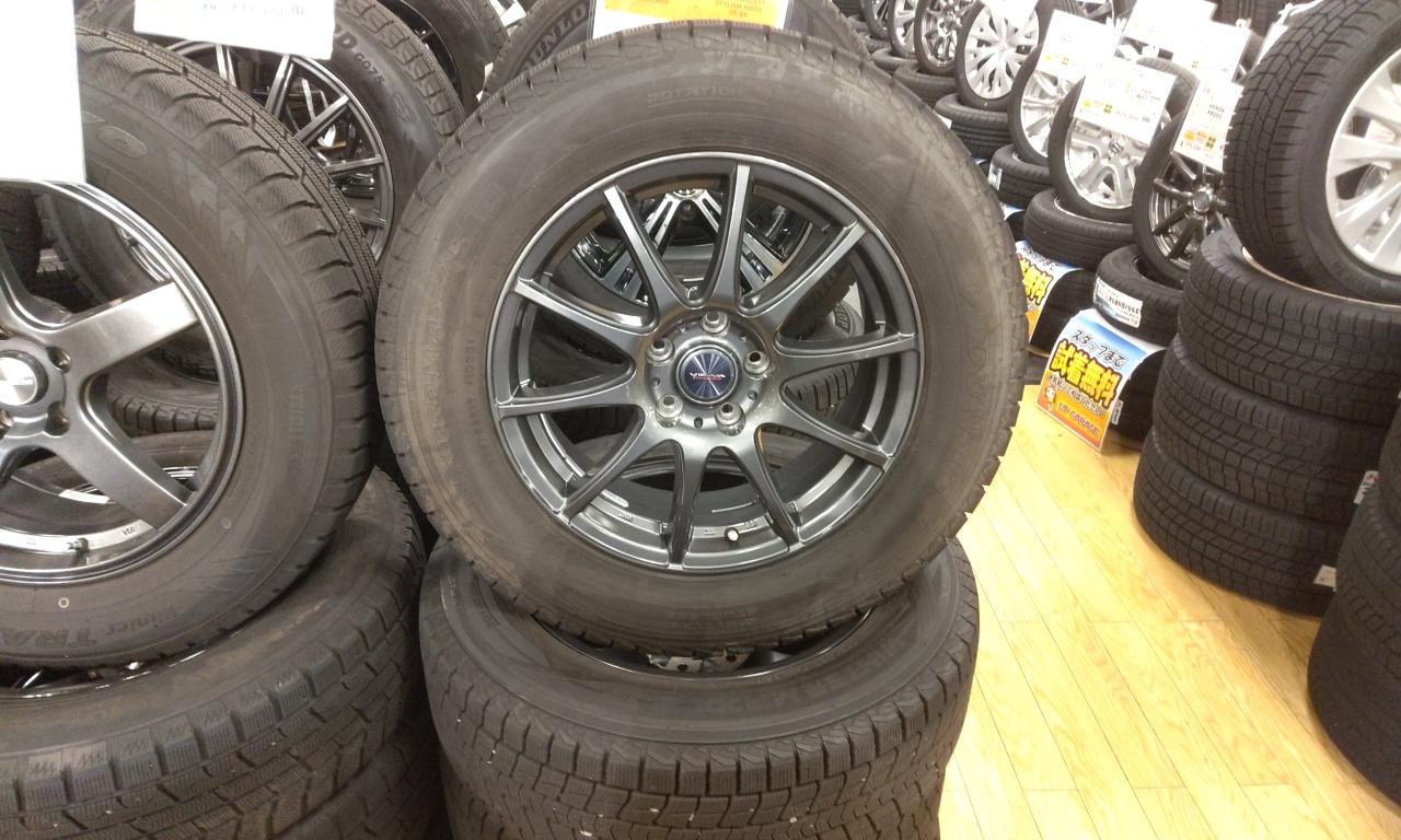 weds VELVA CHARGE + DUNLOP WINTERMAXX SJ8 225 / 65R18