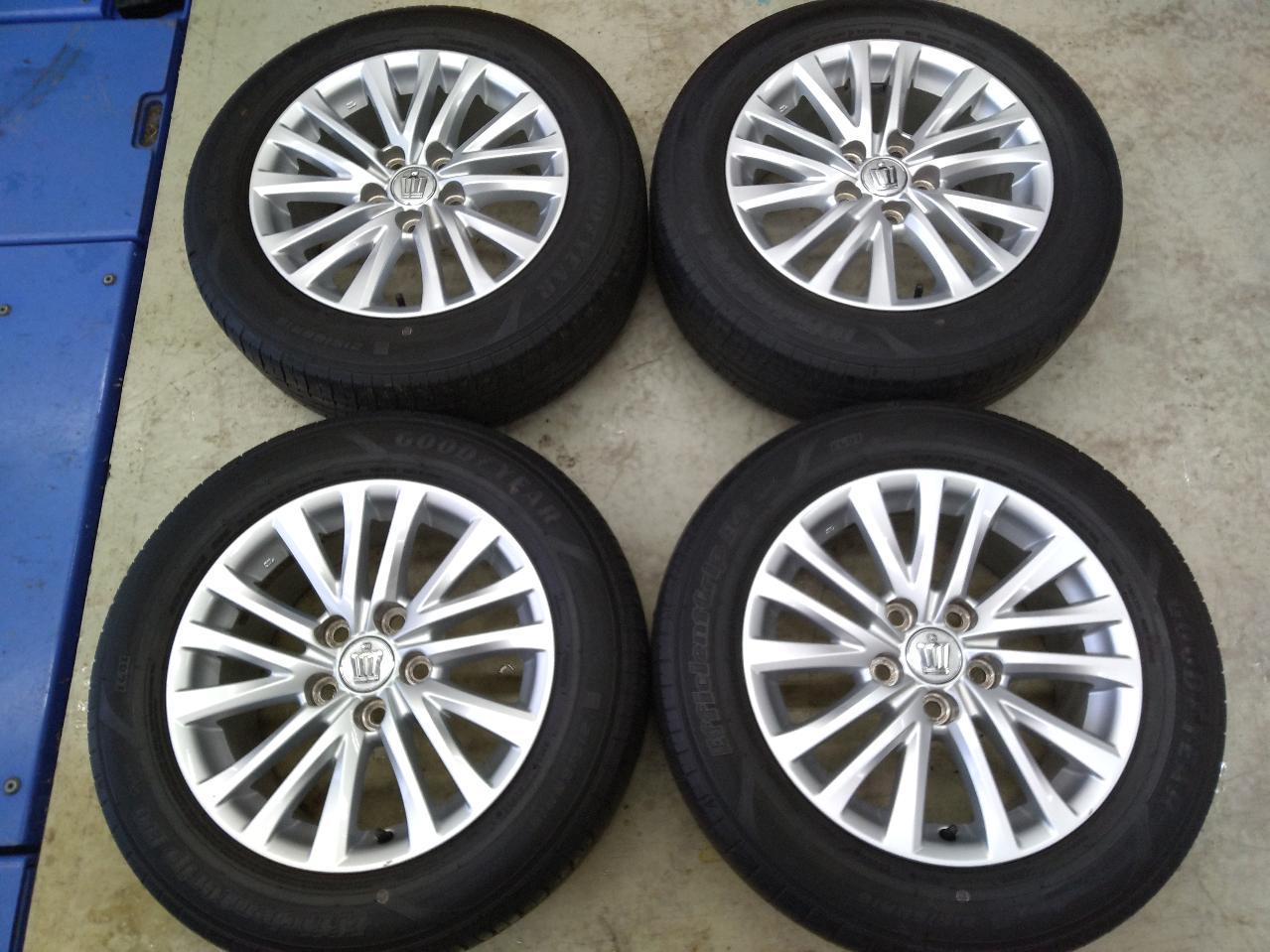 Toyota 210 Series Crown Late Model Genuine Wheels + GOODYEAR EfficientGrip ECO