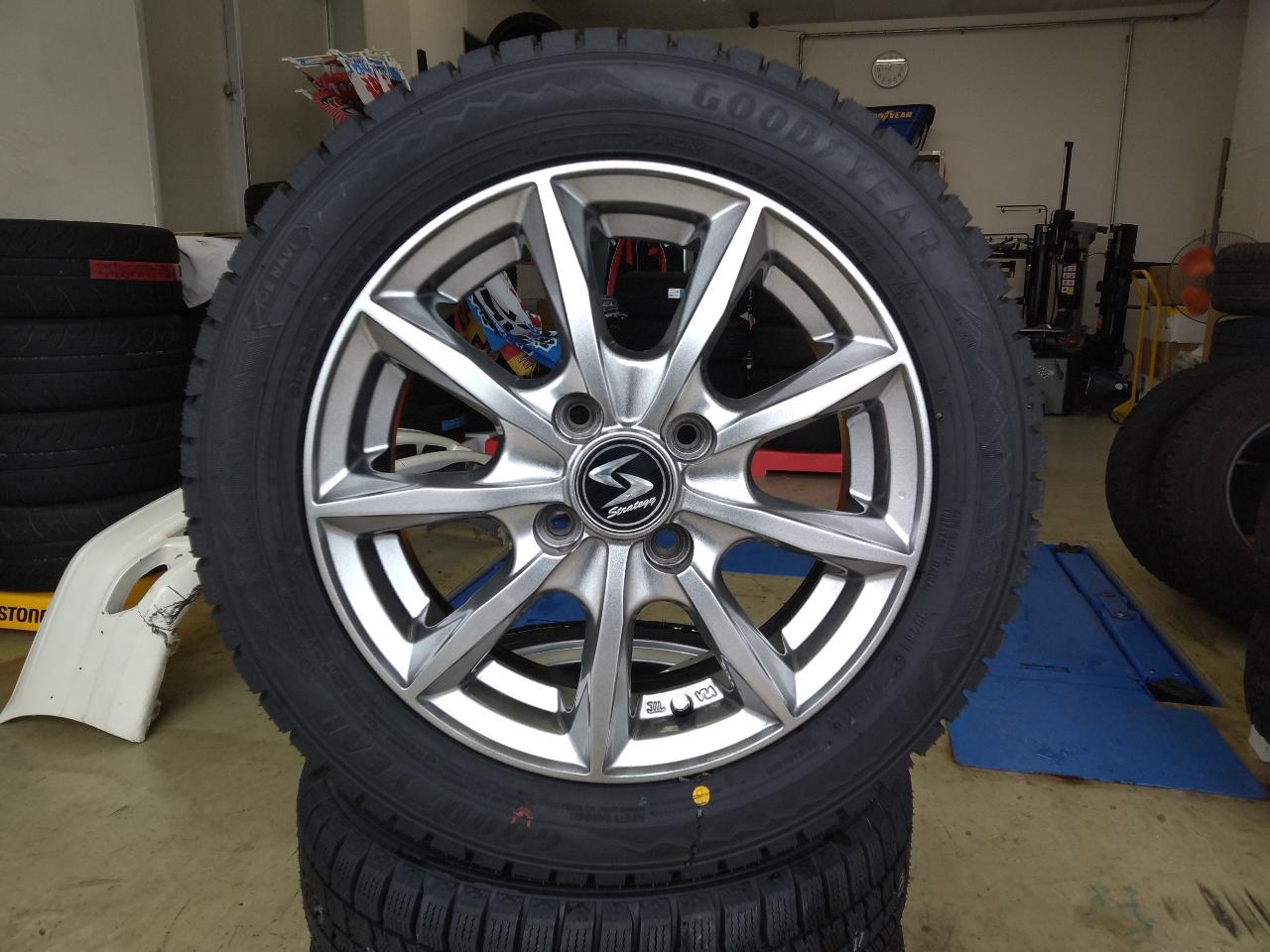 BilletStarJapan Strategy RX Silver + GOODYEAR ICE NAVI Eight