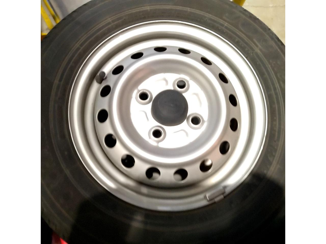 Daihatsu genuine Hijet genuine steel wheel + YOKOHAMA JOB RY52