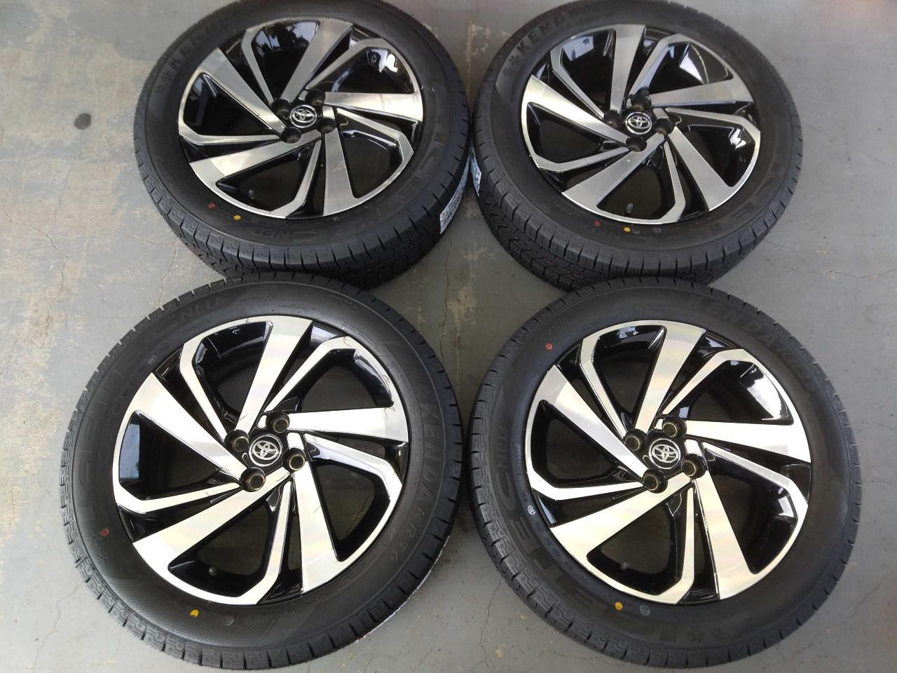 TOYOTA genuine Rise original wheel + KENDA ICETEC NEO KR36 with brand new tires!