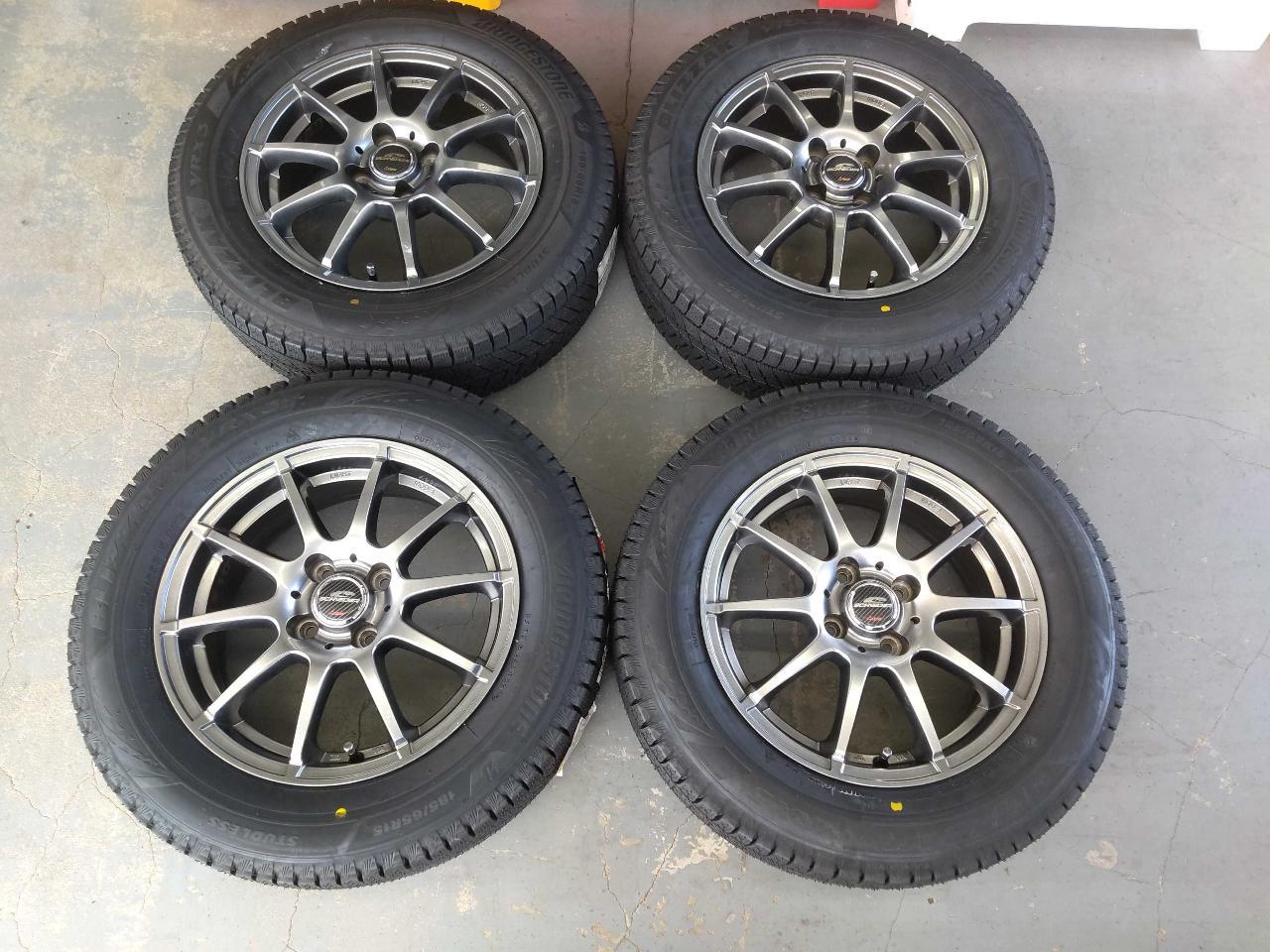 A-TECH SCHNEIDER Gran-X + BRIDGESTONE BLIZZAK VRX3 with brand new tires!