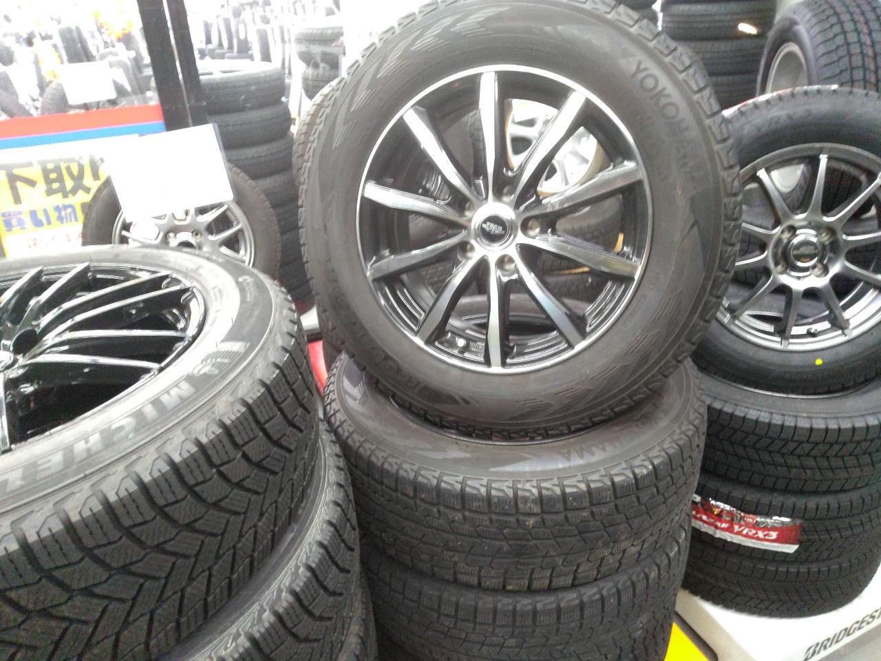 weds TEAD SWING + YOKOHAMA iceGUARD G075 *The tires are too old*