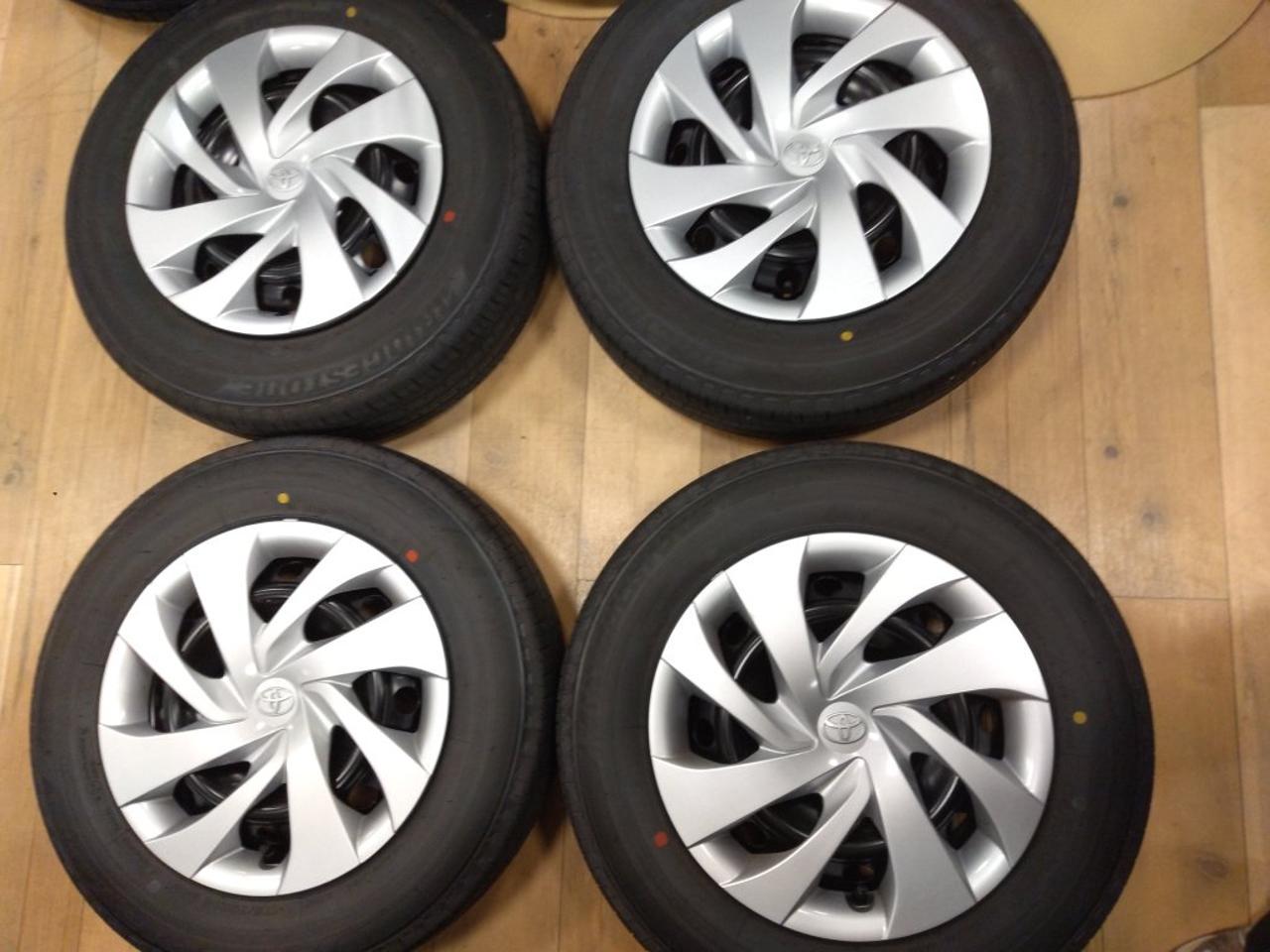 Toyota genuine parts Yaris Genuine steel wheels + BRIDGESTONE ECOPIA EP150