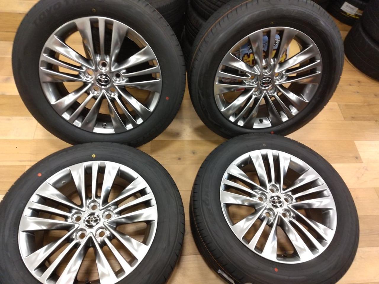 Toyota 40 Series Alphard Original aluminum wheel + TOYO PROXES comfort Delivery set removal set