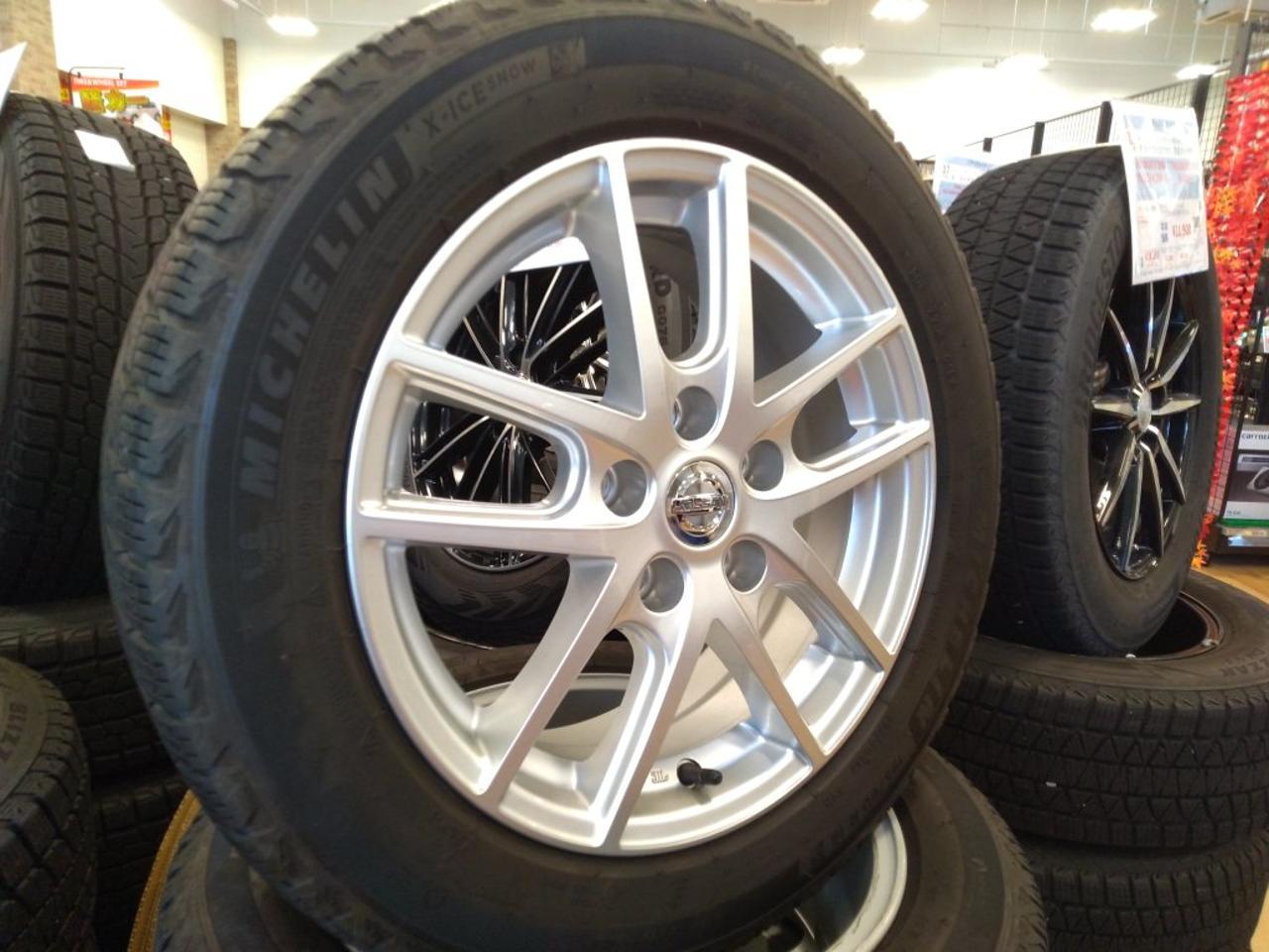 Nissan genuine Esutiro 5-spoke wheel + MICHELIN X-ICE SNOW