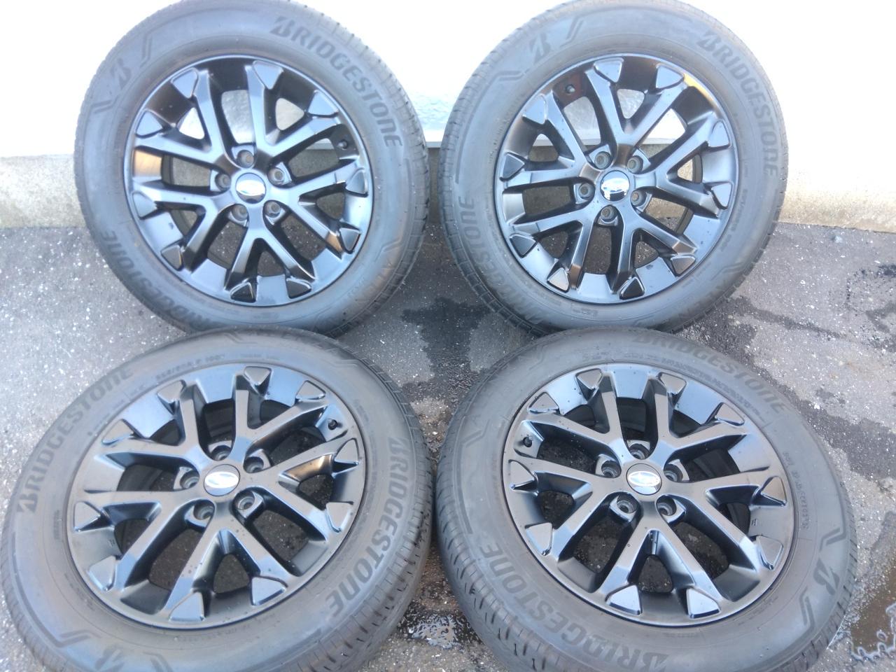 Pleiades BT5 Legacy Outback Genuine Options Wheel + BRIDGESTONE ALENZA H / L33