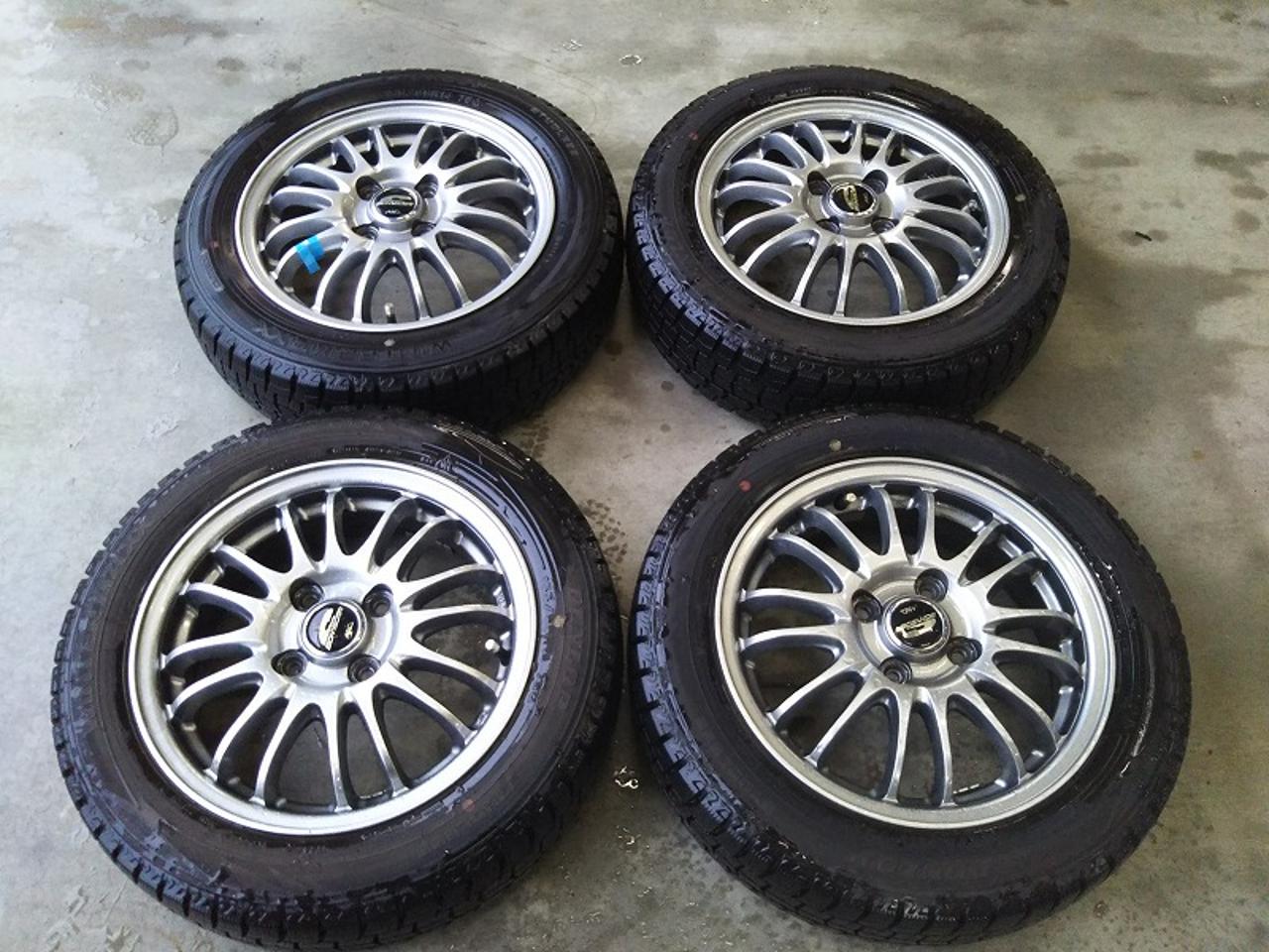 A-TECH SCHNEIDER Spoke wheels + DUNLOP WINTERMAXX WM02