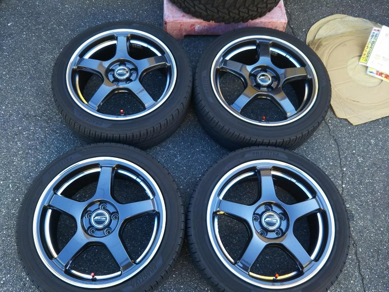 WS-5 spoke wheels + PRACTIVA + PRACTIVA