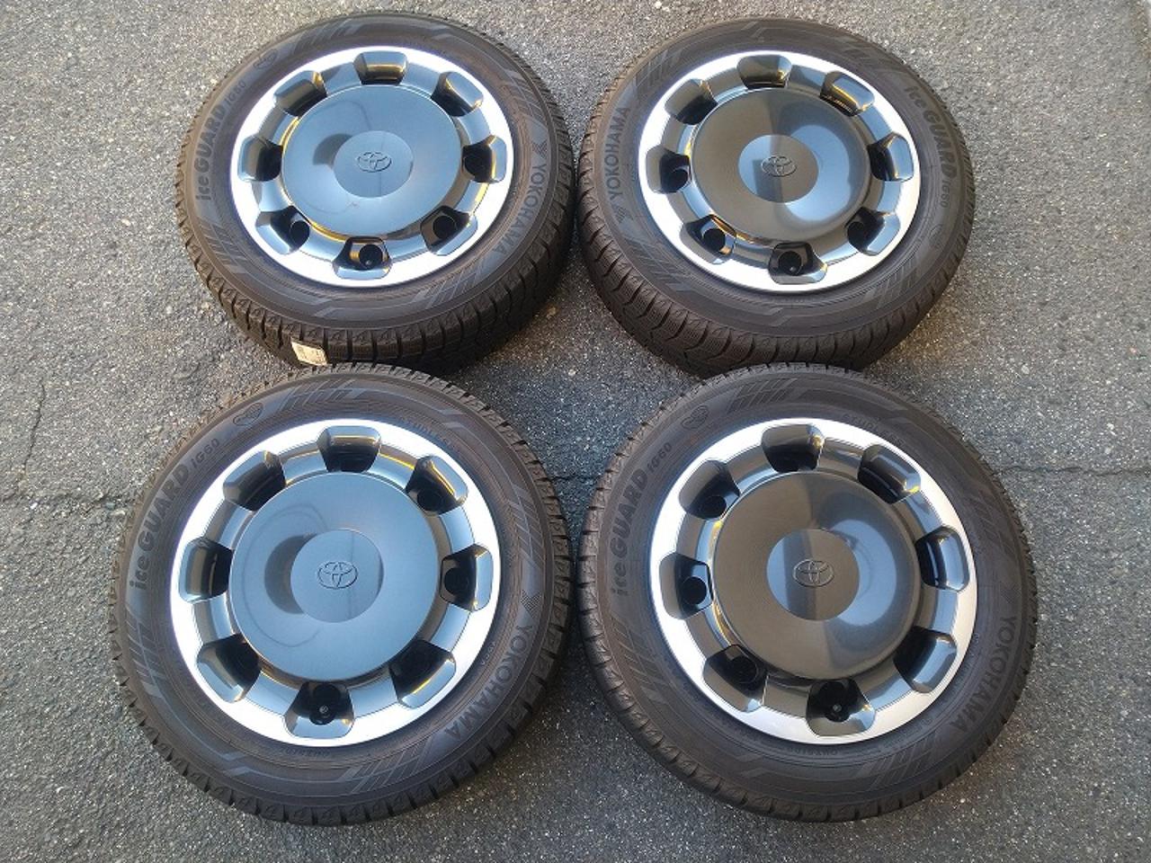2 Toyota original Sienta genuine steel wheel + YOKOHAMA ice Guard IG 60