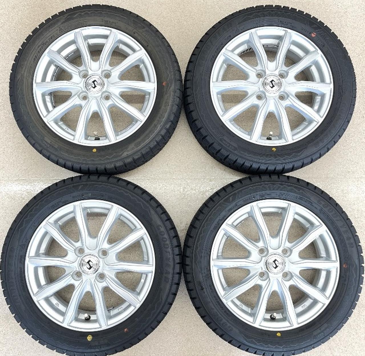 weds SECRET SH + GOODYEAR ICENAVI8 155 / 65R14 Made in 2024 4 pieces set