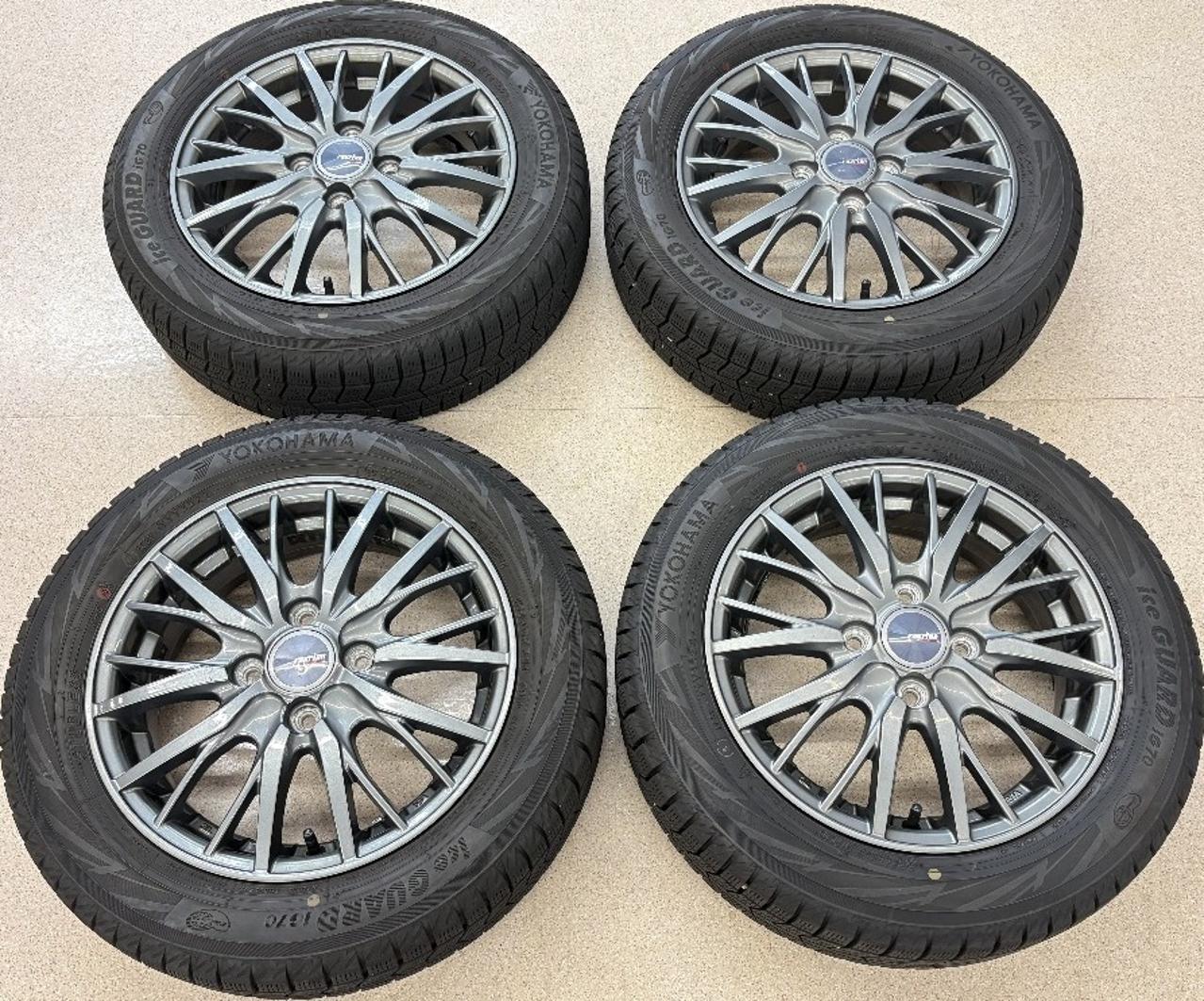 weds ravrion RM01 + YOKOHAMA iceGUARD IG70 155 / 65R14 Made in 2022 4 pieces set