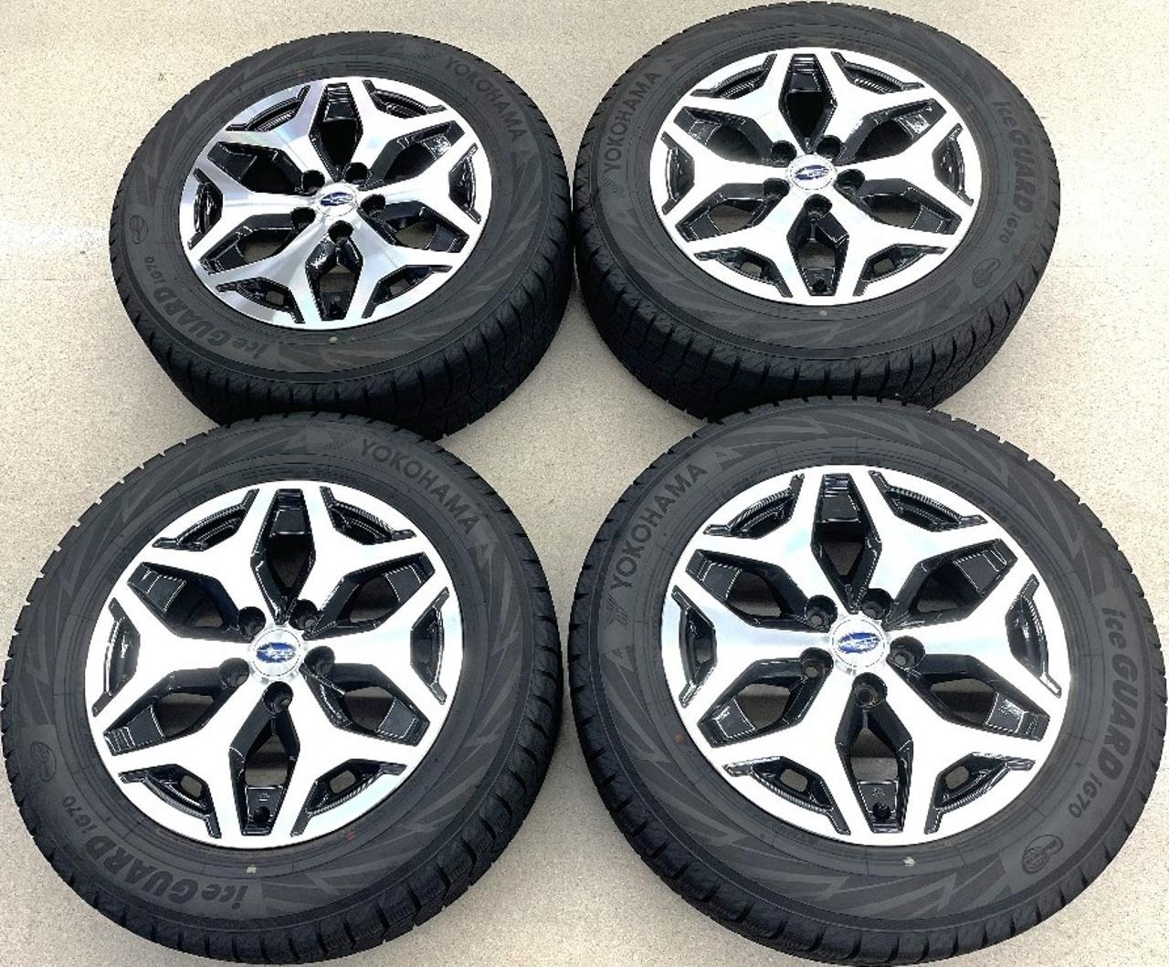 Subaru SK type Forrester genuine Made ENKEI + YOKOHAMA iceGUARD iG70 225 / 60R17 Made in 2024 Four