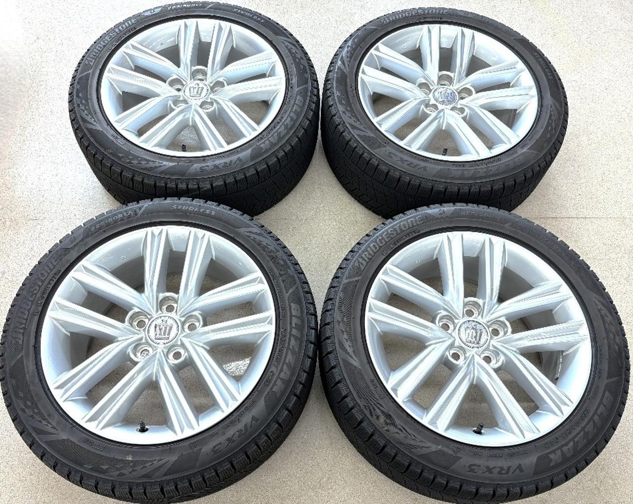 Toyota 210 series Crown Athlete previous term genuine + BRIDGESTONE BLIZZAK VRX3 225 / 50R17 94Q Made in 2025 Four