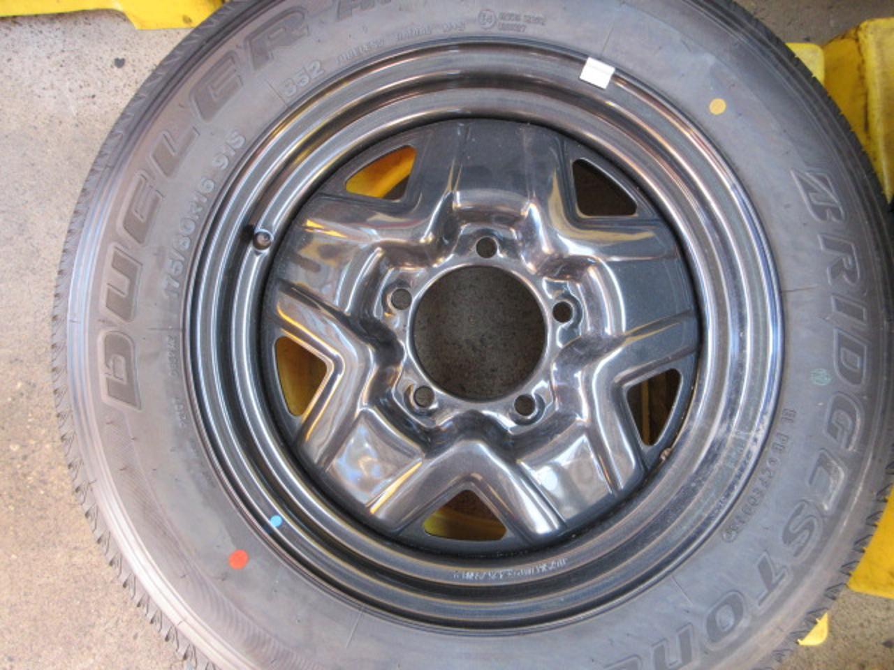 ※ Spare tire JB64 Jimny genuine steel + BRIDGESTONE DUELER H / T (Z10276)