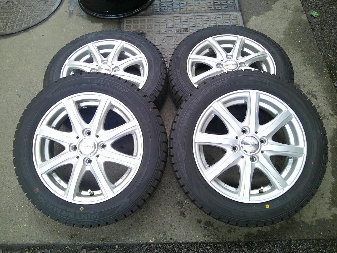 DUNLOP MACBES MB8 + DUNLOP WINTERMAXX WM02