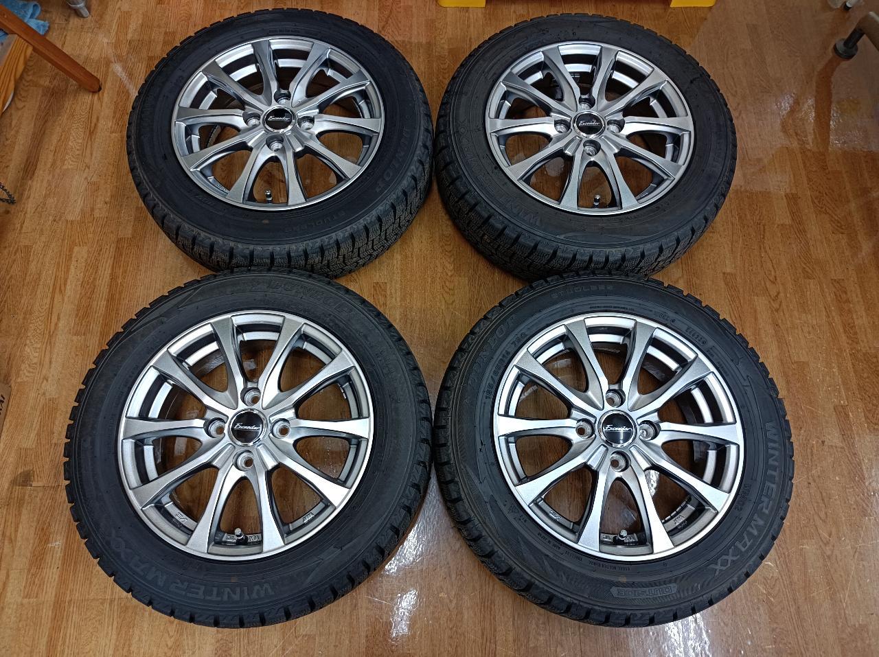 HOT STUFF Exceeder 10-spoke + DUNLOP WINTERMAXX WM02 79Q