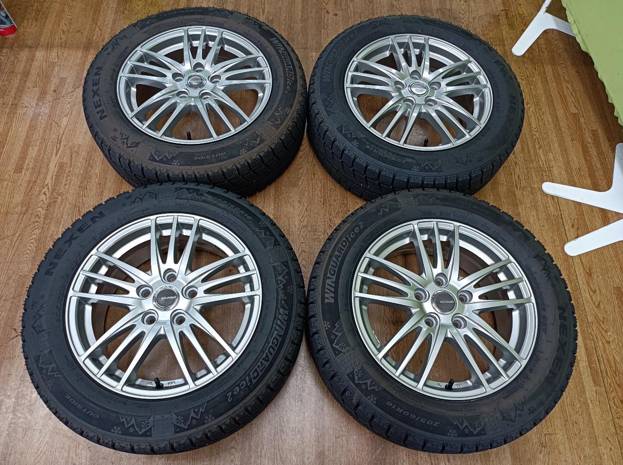 BRIDGESTONE ECO FORME SE-18+NEXEN WIN GUARD ice 2 92T