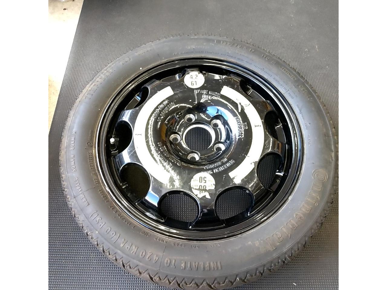 Mercedes Benz W211 E Class AMG genuine spare wheel + Continental Contemporary tires