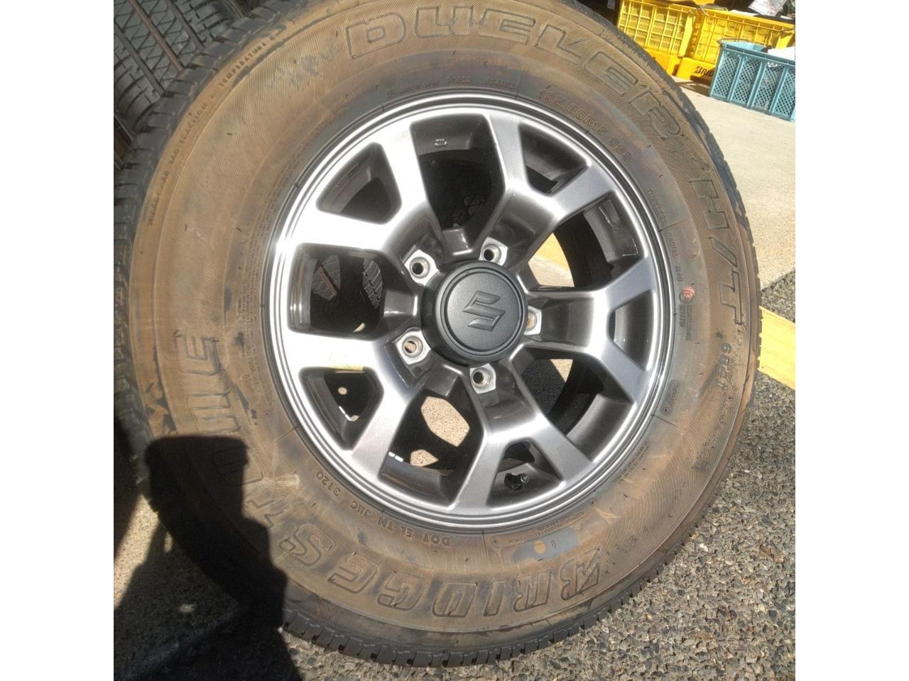 SUZUKI Jimny Sierra JB74W genuine wheels + BRIDGESTONE DUELER H / T 684Ⅱ