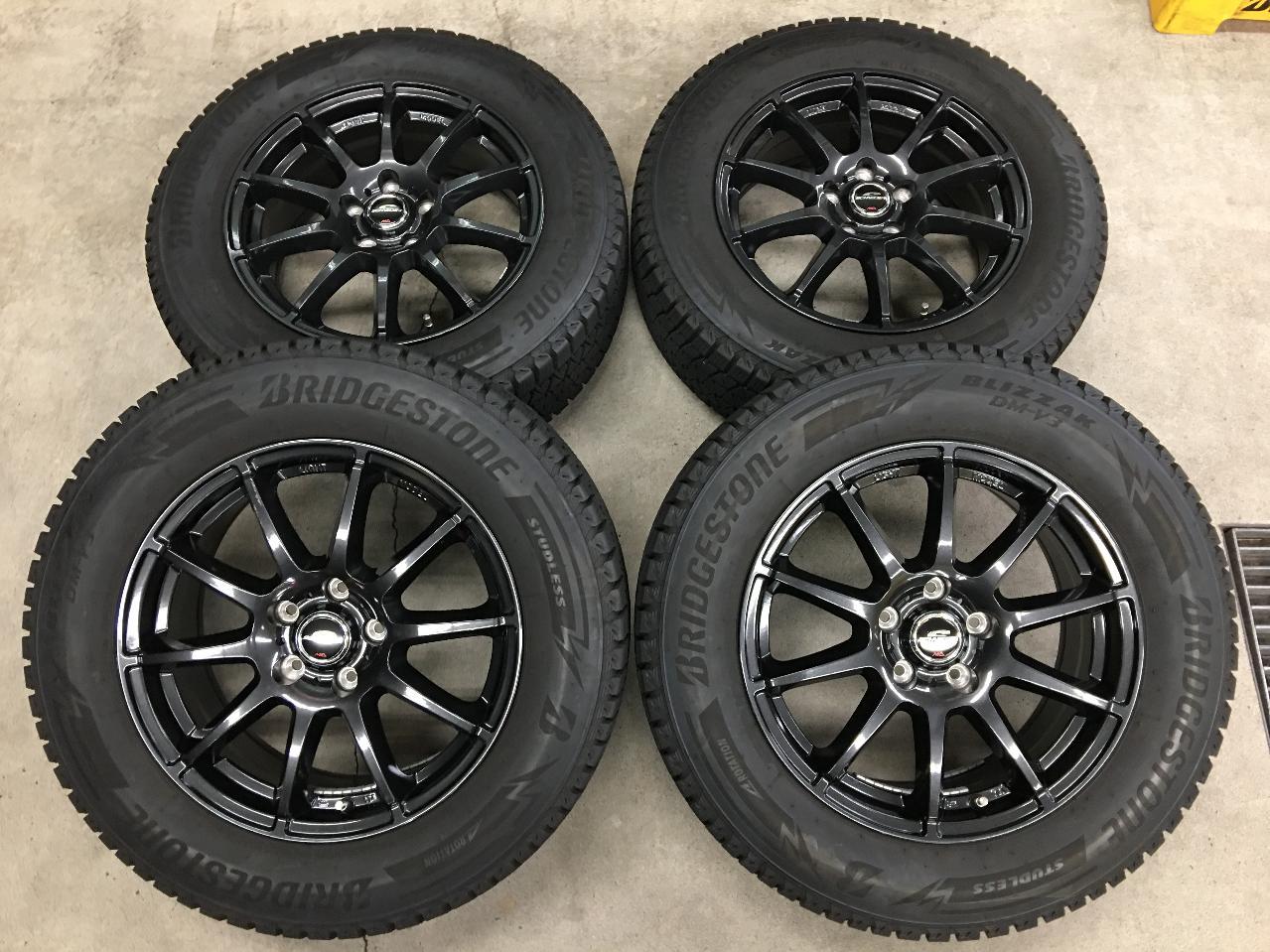 Special price for app members only!! A-TECH SCHNEIDER Spoke wheels + BRIDGESTONE BLIZZAK DM-V3