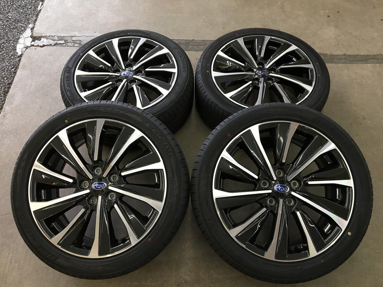 Pleiades VN Levorg STI Original wheel + YOKOHAMA BluEarth-GT
