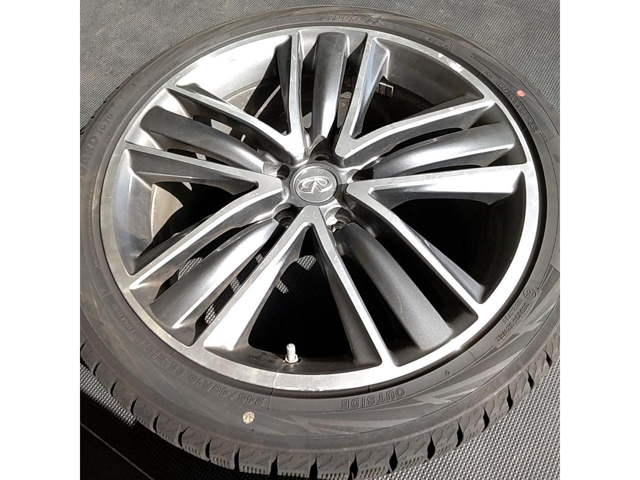 Nissan genuine V37 Skyline Type SP genuine wheel + YOKOHAMA iceGUARD iG70