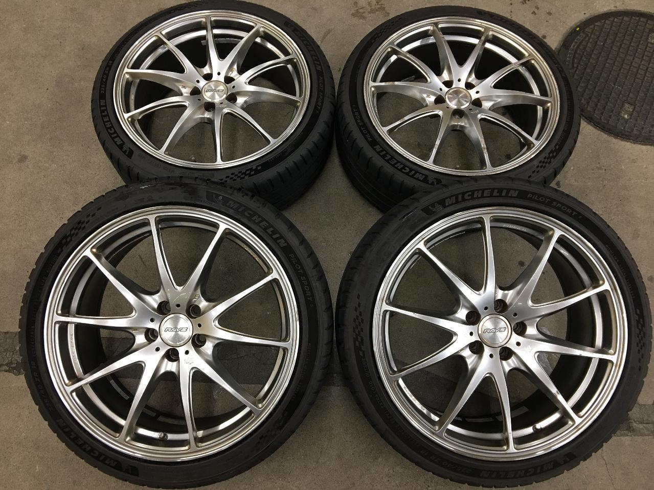 RAYS VOLK RACING G25 + MICHELIN PILOT SPORT Five