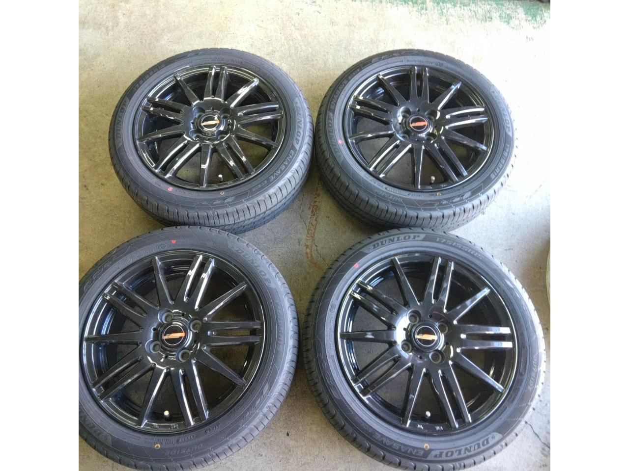 weds Barosso Triple 5-spoke + DUNLOP ENASASVE EC 205 175 / 55R15