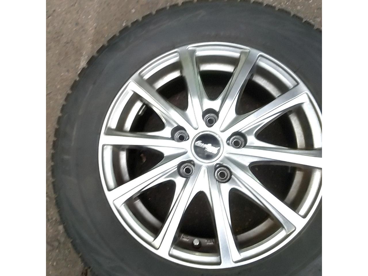 MARUKA SERVICE MANARAY EUROSPEED 10-spoke + BRIDGESTONE BLIZZAK VRX2 195 / 65R15