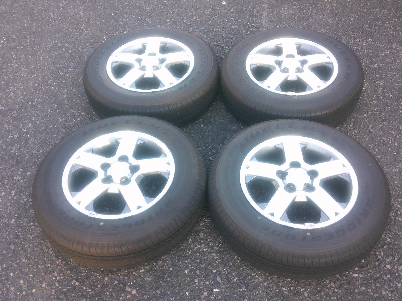 Mitsubishi Pajero mini genuine + BRIDGESTONE DUELLER H / L 175 / 80-15 4 pieces set Z10128