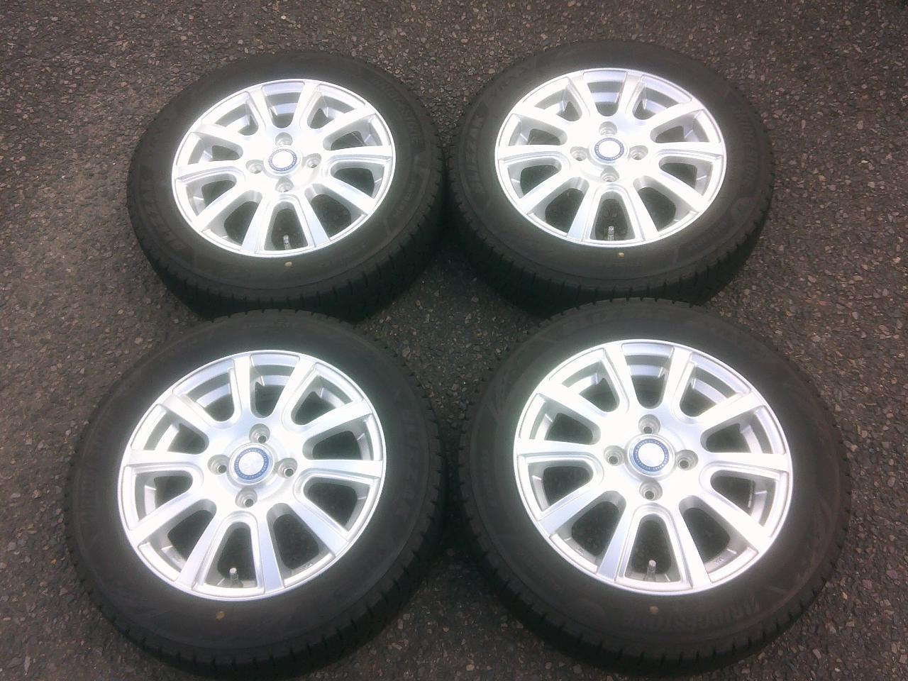 weds JENEIGE + BRIDGESTONE BLIZZAK VRX3 155 / 65-14 Z10196