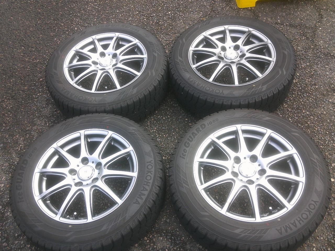 BADX LOXARNY SPORT RS-10 + YOKOHAMA iceGUARD iG60 205 / 60-16 Studless 4 pcs set Z10538