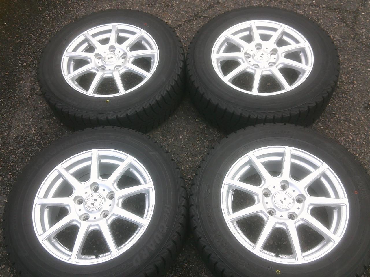 weds VOLGA + YOKOHAMA iceGUARD iG52C 195 / 65-15 Studless 4 pcs set Z10553