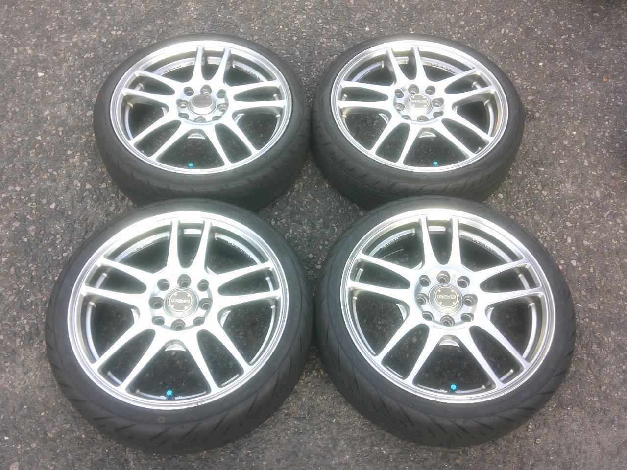 *Different tire manufacturers RAYS UNITED ARROWS WR + YOKOHAMA DNA S.drive+FINALIST 595 EVO 165 / 65-14 Z10239