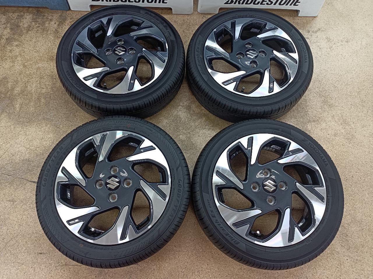 SUZUKI MK54S series Spacia custom genuine + YOKOHAMA Bluearth-ES ES32 75V + GOODYEAR EG02 75V