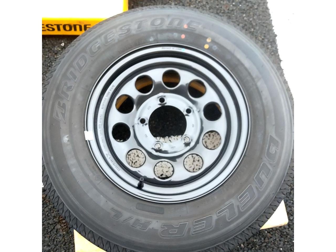 Suzuki genuine Genuine spare tire and wheel set for JB74 Jimny Sierra + BRIDGESTONE DUELER H / L